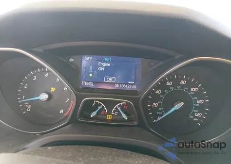 2014 Ford Focus Se из США, поврежденный, VIN 1FADP3F20EL431652